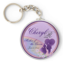 Customisable Grooms Mother's Keepsake Keychain keychains