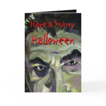 Customisable Halloween DRACULA Card Ginette