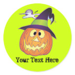 Customisable Halloween Pumpkin stickers