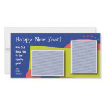 Customisable Happy New Year Photo Card photo cards