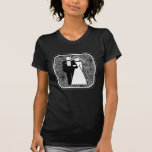 Customisable: Happy Wedding (textured frame) T Shirts