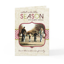 Customisable Holiday Photo Card