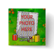 Customisable Holly &boxes Christmas photo gifts