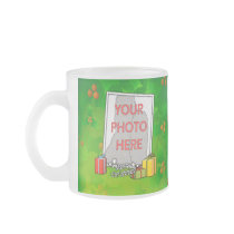Customisable Holly &boxes Christmas photo gifts Mug