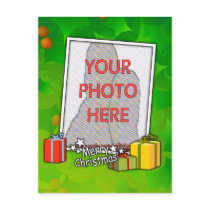 Customisable Holly &boxes Christmas photo gifts