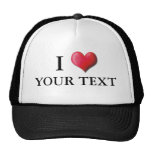 Customisable I Heart Hat 0001