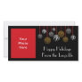 Customisable Leopard & Zebra Ornaments Custom Photo Card