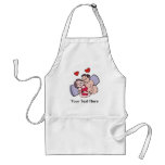 Customisable Man and Woman in Bed aprons