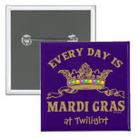 Customisable Mardi Gras Pins