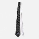 customisable monogram patterned tie