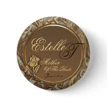 Customisable Mother Of The Bride Keepsake Button buttons