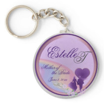 Customisable Mother of the Bride Keepsake Keychain keychains