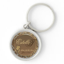 Customisable Mother Of The Bride Keepsake Keychain keychains