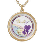 Customisable Mother of the Bride Keepsake Necklace