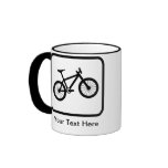 Customisable Mountain Biker Logo Mugs