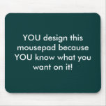 Customisable mousepad