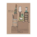 customisable moving postcard