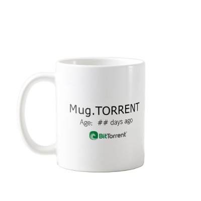 Customisable Mug.Torrent Mug by BitTorrent