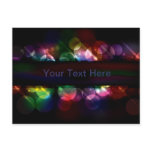 Customisable neon circle light effect background