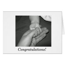 Customisable New Baby Pledge Card