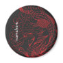 Customisable: New year dragon red Refrigerator Magnets