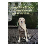 Customisable Old-timer Greeting Cards