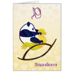 Customisable: Panda toy ride Greeting Card