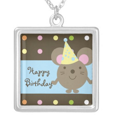 Happy Birthday Necklace