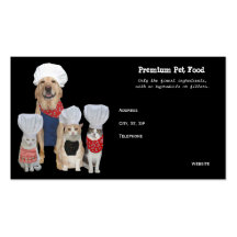 Customisable Pet Food/Treats Business Business Card Template
