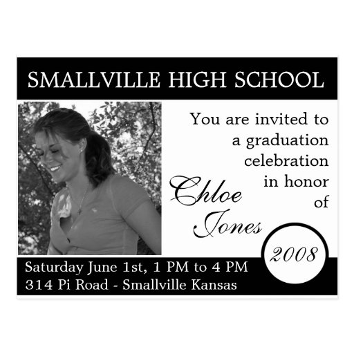 Customisable Photo/Colours Graduation Card Updated Postcards
