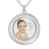 Customisable Photo First Mothers Day Necklace necklaces