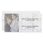 Customisable Photo "Mock" Puzzle Card - 12 pieces photo cards