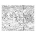 Customisable Photo "Mock" Puzzle Card-6 pieces Custom Invitations