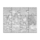 Customisable Photo "Mock" Puzzle Post Card postcards