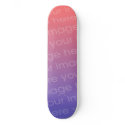 Customisable Photo Mural Skateboard Left Side