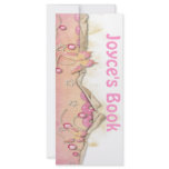 Customisable Pink Butterfly Bookmark Book Mark