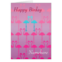 Customisable: Pink flamingo