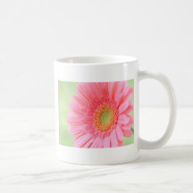 Customisable Pink Gerber Daisy Mug