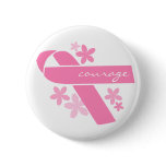 Customisable Pink Ribbon buttons