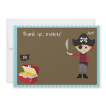 Customisable Pirate Boy Thank You