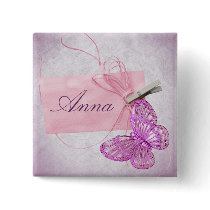 Customisable Pretty Pink Butterfly Design