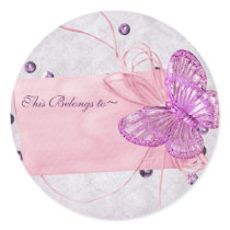Customisable Pretty Pink Butterfly Design