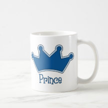 Customisable Prince - Crown Mugs