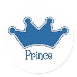 Customisable Prince - Crown stickers