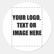 Customisable Products Round Stickers