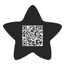customisable QR code star