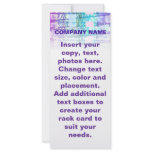 Customisable Rack Cards - Blues Lines