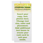 Customisable Rack Cards - Lemon Drop rack cards
