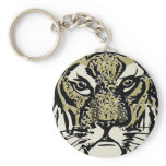 customisable realistic tiger face. keychains