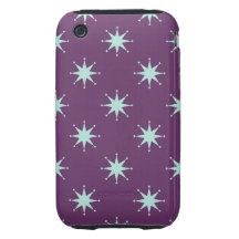 Customisable Retro Stars Tough iPhone 3 Cover